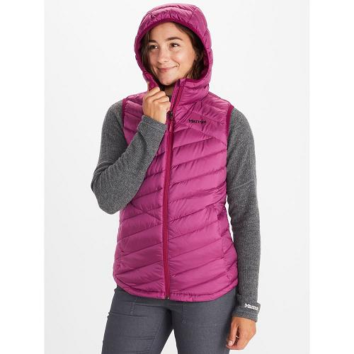 Marmot Highlander Jackets - Womens Vest Red CA1890247 Canada